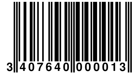 3 407640 000013