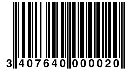 3 407640 000020