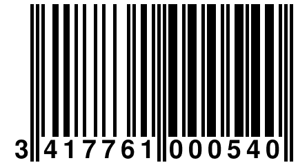 3 417761 000540