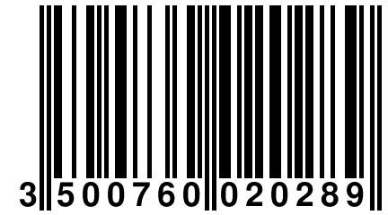 3 500760 020289