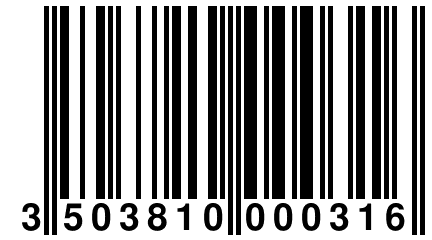 3 503810 000316