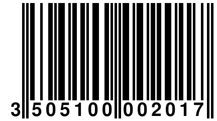 3 505100 002017