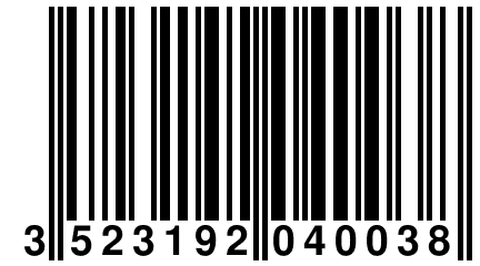 3 523192 040038