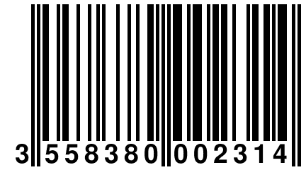 3 558380 002314