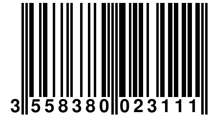 3 558380 023111