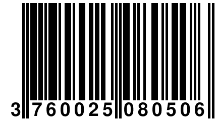 3 760025 080506