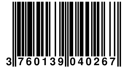 3 760139 040267