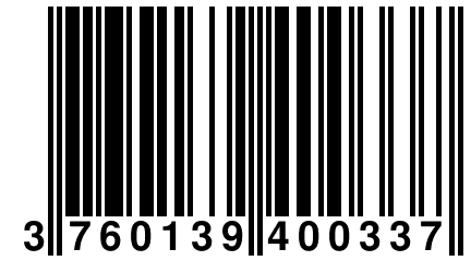 3 760139 400337