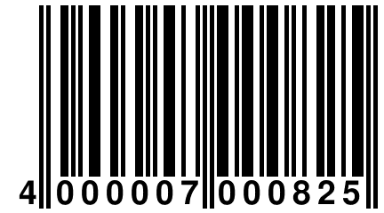 4 000007 000825