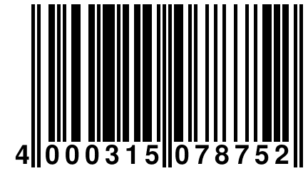 4 000315 078752