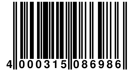 4 000315 086986