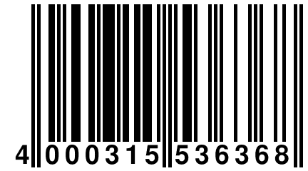 4 000315 536368