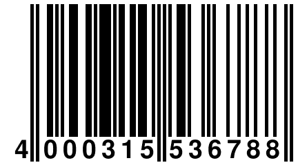 4 000315 536788