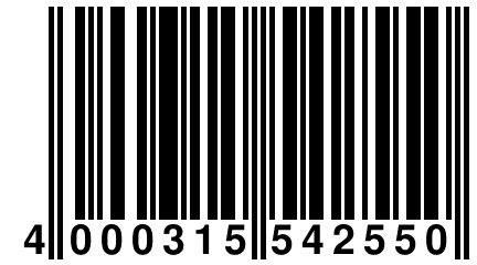 4 000315 542550