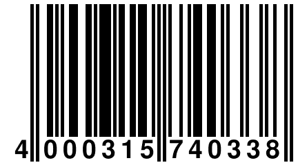 4 000315 740338