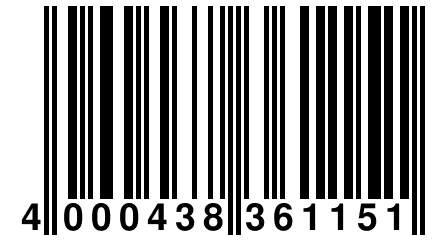 4 000438 361151