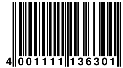 4 001111 136301