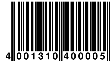 4 001310 400005