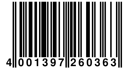 4 001397 260363