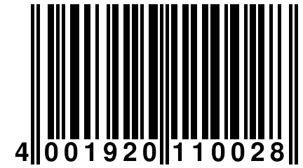 4 001920 110028