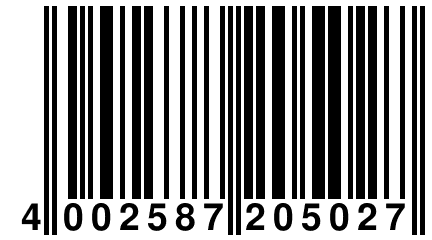 4 002587 205027