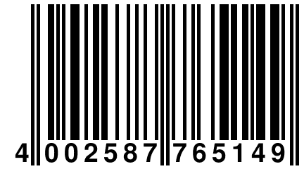 4 002587 765149