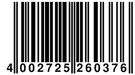 4 002725 260376