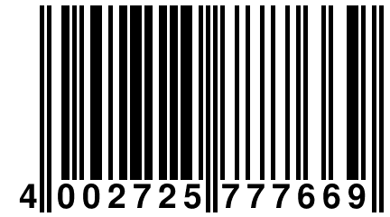 4 002725 777669