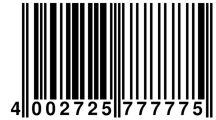 4 002725 777775