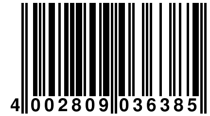 4 002809 036385