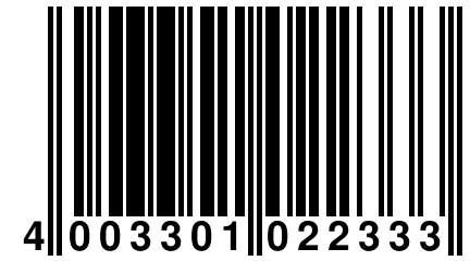 4 003301 022333