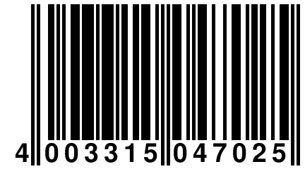 4 003315 047025