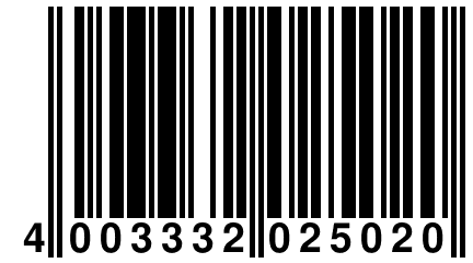 4 003332 025020