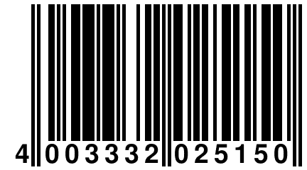 4 003332 025150