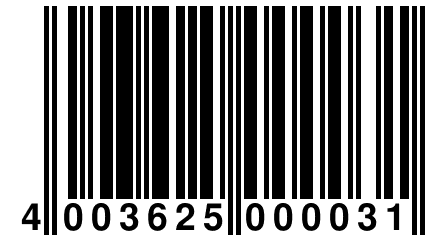 4 003625 000031