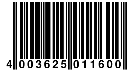 4 003625 011600