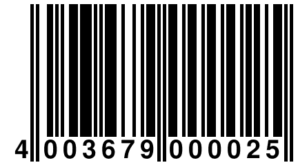 4 003679 000025