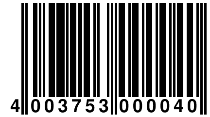 4 003753 000040