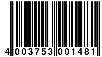 4 003753 001481