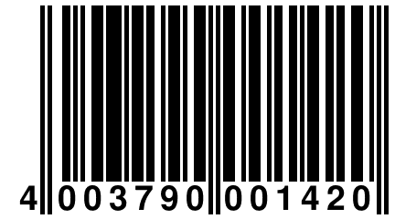 4 003790 001420