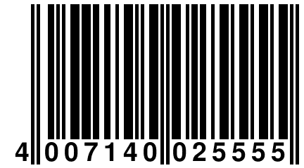 4 007140 025555