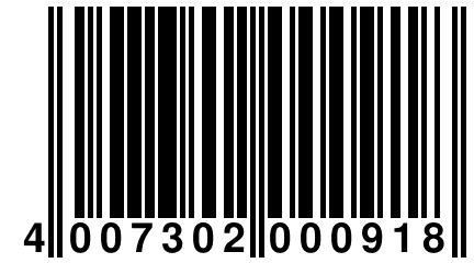 4 007302 000918