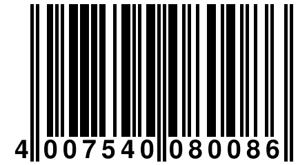 4 007540 080086