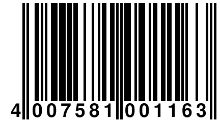 4 007581 001163