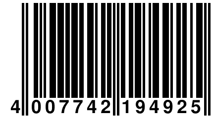 4 007742 194925