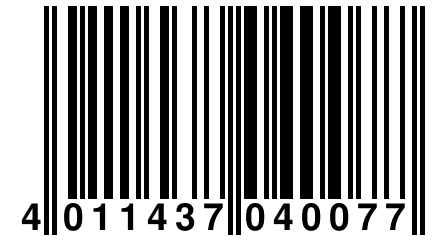 4 011437 040077