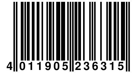 4 011905 236315