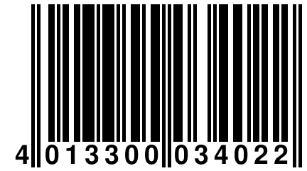 4 013300 034022