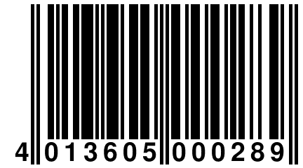 4 013605 000289