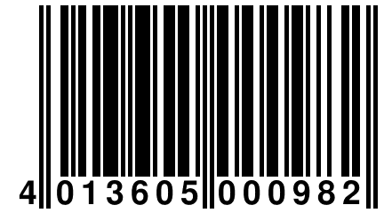 4 013605 000982